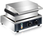 Commercial Corn Dog Waffle Maker,1600W Lolly Stick Waffle Maker,6 Slice Non-Stick,Stainless Steel Corn Hot Dog Waffle Iron with Temp and Time Control, for Restaurant Bakery Snack Bar Family.