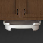 Paper Plate Dispenser Just for 10-1/16 inches Paper Plates, Under Cabinet Papers Plates Holder, can be Taken up and Down, Suitable for RV Travel and use for Under Kitchen cabinets