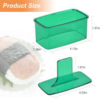 2PCS Green Musubi Maker press mold,Non-stick,BPA-Free sushi mold,Make Hawaiian Musubi at Home or Hawaii Restaurants