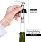 Measure Pourer Drinks Wine Cocktail Beverages Dispenser,Automatic Measured Bottle Pourer Spout,Quick Shot Spirit,Ideal Cocktail Home Bar Tools 1oz/30ml Clear