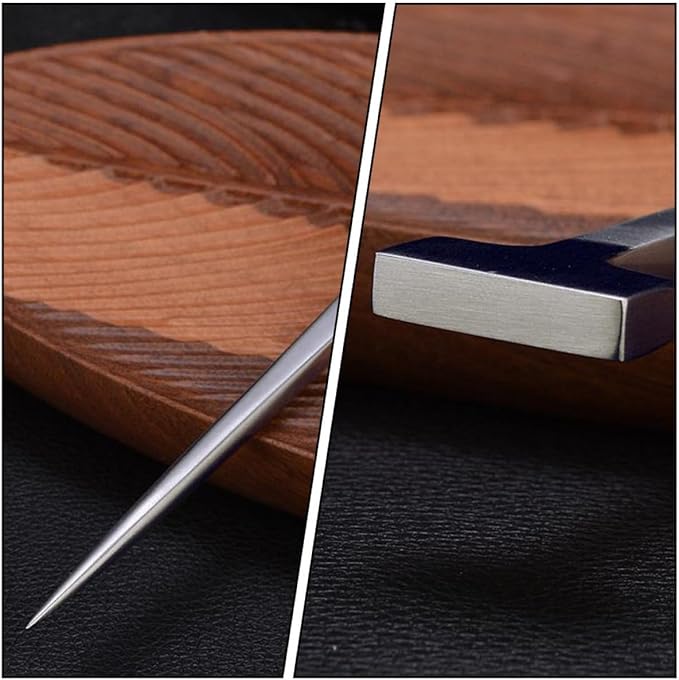 BESTonZON Stainless Steel T Shaped Eel Nail Kitchen Tool for Fish Killing Seafood Preparation Home Use 304 Stainless Sturdy Fish Spike Specialty Gadget