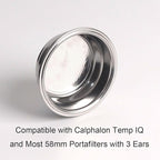 CAPFEI 58mm Pressurized Filter Basket Compatible with Calphalon Temp IQ/Kitchenaid KES6403 - Dual Wall Filter Basket - 2 Cups Capacity