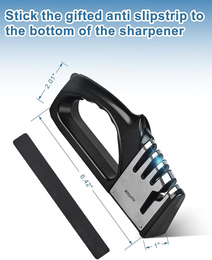 4-In-1 Kitchen Knife Sharpener, Multi-Functional Knife Sharpening Kit, Stylish Kitchen Accessories Suitable For Kitchen Knives, Chef Knives, Precision Knives And Scissors