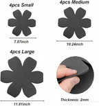 Pot and Pan Protectors 12 Pack 3 Different Sizes Pot Separator for Stacking Cookware Protectors Pan and Pot Dividers Pads Protect Glass Ceramic Dish Plates from Slipping Scratching Marring