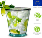 COURONNE Verra Clear Water Glass, Recycled Drinking Glass for Candles, Bar & Home Decor, Dishwasher Safe, 10.1 oz