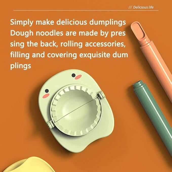 Cartoon Dumpling Tool Little Pattern Lazy Maker Device Kitchen Utensils Gadget Sets Accessories