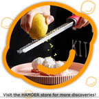 Grater Citrus Orange Lime Lemon Slicer with Channel Knife Stainless steel with non-slip rubber handle 2-pcs multi-tool set