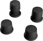 Microwave Risers - Adjustable Height (1.6in-2.6in) Microwave Oven Feet, 4-Pack Non-Slip Microwave Cooling Stand for Small Appliances (Microwave, Air Fryer) & Furniture (Sofa, Table) Black
