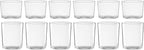 Oneida 895977 Stackables Clear Short & Tall Glasses, Set Of 12