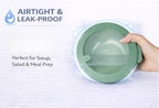 Mixing Bowls with Lids, 8-Piece Airtight Leak-Proof Nesting BPA-Free Bowl Set for Kitchen & Food Storage, Large 4200ml Capacity, Microwave & Dishwasher Safe