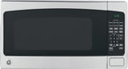 GE Countertop Microwave Oven,1, 200-watt Capacity, 2.0 Cubic Ft., 8 Auto Setting Cooking Settings, Child-Lock Technology, Kitchen Essentials for the Countertop, Dorm Room or Apartment, Stainless Steel