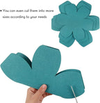 BYKITCHEN Pot and Pan Protectors, Set of 12 and 3 Different Sizes, Larger & Thicker Felt Pan Protector Pads, Cyan Pot Separators Protectors for Stacking and Protecting Your Cookware