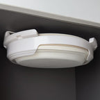 Paper Plate Dispenser Just for 10-1/16 inches Paper Plates, Under Cabinet Papers Plates Holder, can be Taken up and Down, Suitable for RV Travel and use for Under Kitchen cabinets