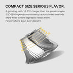 TIMEMORE C5 ESP Pro Manual Coffee Grinder with S2C-042-III Conical Burr, 0.015mm Precision Adjustment, All-Metal Portable Hand Coffee Mill for Espresso/French Press/Pour Over - Black