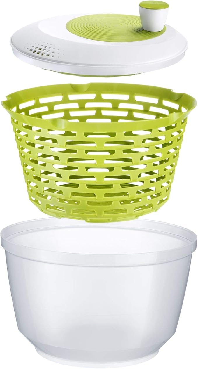 Westmark Spinderella Salad Spinner, 4.4 L, Apple Green, in Retail Box