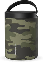 Hydrapeak 32oz Stainless Steel Vacuum Insulated Food Jar | for Hot Food and Cold Food, Wide Mouth Leak-Proof Soup for Adults, 10 Hours Hot and 16 Hours Cold (Camo)