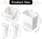 3 Pcs Utensil Drying Rack Universal Cup Silverware Utensil Drying Holder Basket for Home Kitchen, White