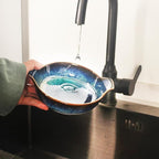 Ceramics Au Gratin baking Dishes Set of 2, Baking Tray Bake ware, 34 oz Ramekins, for Pie Pan, Appetizer, Tart, Dessert, Quiche, Oven Small dish, individual dishes, Deep Round 9.6 Inch