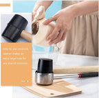 NUOBESTY Coconut Shell Opener Set 4pcs Stainless Steel Household Coconut Scraper Shredder with Drill Tool for Home Kitchen Cooking