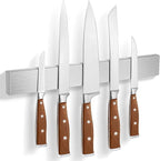 Knife Magnetic Strip, Magnetic Knife Holder for Wall Mount Fridge Refrigerator Knives Magnet Bar Tool Rack RV Kitchen Utensil Holder Metal Kitchen Tool Holder Knives Block RV Accessories 12 Inch