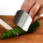 Stainless Steel Finger Guard, Multifunctional Finger Protector for Cutting Food Slicing Finger Guard, Protector Avoid Hurting When Slicing and Dicing Kitchen (5Pcs)