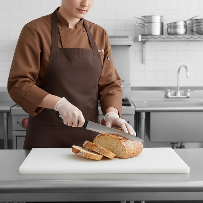 TrueCraftware- Set of 6 Cutting Boards for Kitchen 24" X 18" X 1/2” Assorted Colors- Color Coded Plastic Commercial Chopping Board Anti Slip Surface Dishwasher Safe for Chopping Food Cutting Mat