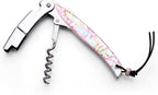Shell Handle Waiter Corkscrews-Wine Openers,Corkscrew Bottle Openers,3-in-1 Wine Key Tool With Foil Cutter & Dual Hinge Fulcrum - Waiters Corkscrew…