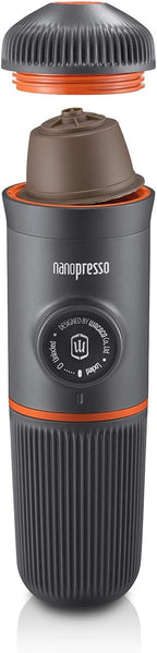 WACACO Nanopresso & DG Kit Capsule Adapter Bundle - Portable Espresso Maker for Ground Coffee and DG Capsules