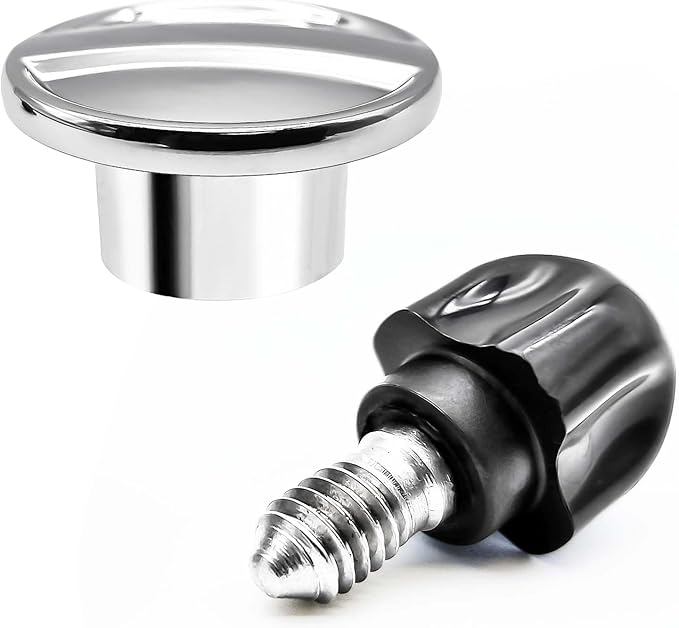 Hub Attachment Cap & Fixing Attachment Screw Compatible with KitchenAid 4.5&5 Quart Tilt-Head Stand Mixers
