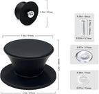 Universal Silicone Pot Lid Replacement Knob,Heat Resistant Pan Lid Holding Handles, Dishwasher Safe, for rival Crockpot Replacement Parts Lid (1 Pcs)