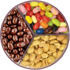 Handy Gourmet Original Triple Candy Machine-Fun Candy & Nut Dispenser-New & Improved (Pearl White), Standard (JB8450PWHI)