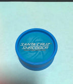 Santa Cruz Shredder Grinder for Spices Knurled Top for Stronger Grip 2-Piece Medium 2.2 (Blue)