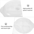 Toyvian Heart Shaped Microwave Egg Poacher Steamer Mold Egg Cooker Kitchen Specialty Cookware for Microwave Cooking and Breakfast Preparation