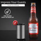 Destapadores De Cerveza Automatic Bottle Opener Premium Beer Bottle Opener Bottle Openers for Seniors,QUICK Fun Bartender Openning Tool for Corkscrew Lid Home Bars Kitchen
