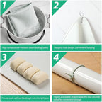 Silicone Pastry Mat 32"*24" Extra Thick Non Stick Baking Mat Food Grade Silicone Dough Rolling Mat with Edge Heightening Large