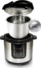 8 Quart Digital Pressure Cooker with 13 Pre-Set Multi-Function Features