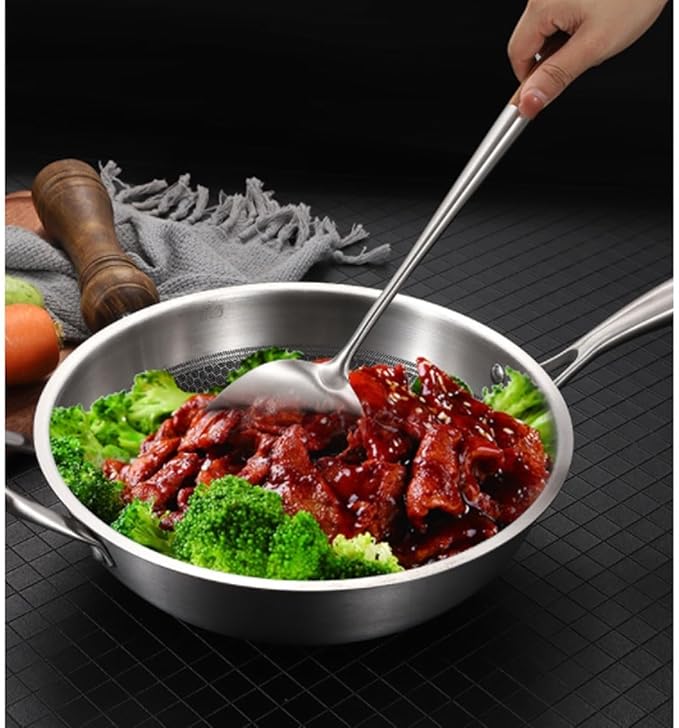 Kitchen Utensils Set，Cooking Utensils Spoons for Cooking Spatulas Cooking Utensils 2 Pieces 304 Stainless Steel Cookware Gadgets Sets Kitchen Tools