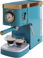 deluxe semi-automatic coffee maker with steam milk frother