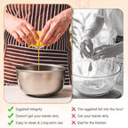 3pcs Egg Shell Opener & 1 Egg Separators,Handheld Egg Cracker Tool for Rawegg,Eggshell Cutter Hard Boiled Egg Breaker Yolk White Separator for Cooking Camping Kitchen Gadget