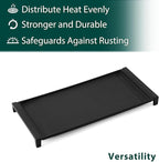 WB31X24738 WB31X49806 Griddle Replacement Parts for GE Gas Stove Top Cast Iron Appliance Griddles 19.5’’ x 9’’ Range Cooktop Griddles Pan JGBS66REKSS JGBS66REK3SS 30In Center Griddle Plate 1 Pcs
