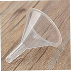 10 Pcs Plastic Mini Funnels for Bottle Filling, for Perfume Oil Small Samples Practical Specialty Tools and Gadgets Funnels Specialty Tools and Gadgets（Transparent）