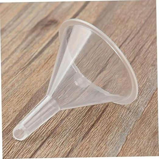 10 Pcs Plastic Mini Funnels for Bottle Filling, for Perfume Oil Small Samples Practical Specialty Tools and Gadgets Funnels Specialty Tools and Gadgets（Transparent）