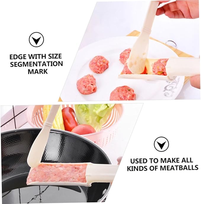 LIFKOME 3sets Plastic Meatball Maker Machine Diy Meatball Tools Quick Cooking Tool Meat Ball Maker Mold Beef Fish Shaker Kitchen Gadgets