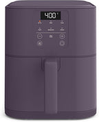 bella 6 Qt Slim Air Fryer, Fits-anywhere™ Kitchenware, EverGood™ Ceramic Nonstick Coating, Adjustable Temperature, 6 Preset Cooking Options, 60 Min Auto Shutoff w Audible Tone, 5lb Capacity, Plum