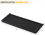 Allstare AEB76124701 Griddle Replacement Parts for LG Stove Parts Top Cast Iron Center Griddle Plate AAA30016801 LG Gas Range Grille Cooktop Griddle Pan Flat Top Pan 1 Pack