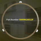 5889W2A012F, 5889W2A012D, 5889W2A012P Microwave Oven Turntable Rotating Roller Support Ring 9.5 inch, Compatible with 12.75 inch LG Electronics Microwave Oven Works with Glass Turntable Tray, Gray