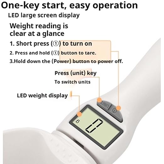 2026 New Electronic Measuring Spoon with Conversion,Digital Measuring Spoon Scale,800g / 0.1g High Precision with LCD Screen,Household Weighing Portable Tool for Pet Dog Cat Food (3SET)