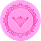 Mujiang Photo Frame Silicone Molds Vintage Picture Frames Fondant Mold Mirror Frame Candy Molds For Cake Decorating Cupcake Topper Polymer Clay Chocolate Gum Paste Set Of 4