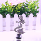 Zinc Alloy Animal Bar Liquor Bottle Pourer Liquor Pour Spout Sdjdhej 2Pcs Mermaid Head Bottle Tipping Nozzle Silicone Stoppers for Christmas and Halloween Decorations (mermaid)