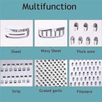 Multifunctional Peelers，Vegetable slicer,Multi-Faceted Diced Grater Peeler Kitchen Accessories Peeler ABS+PP+TPR430 Stainless Steel Peeling Machine Tool for Household Kitchen Fruits and Vegetables Kit